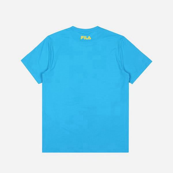 Fila Tričká Panske Tyrkysové - Aqua Time S/S Vypredaj - Slovakia 46709-RVHP